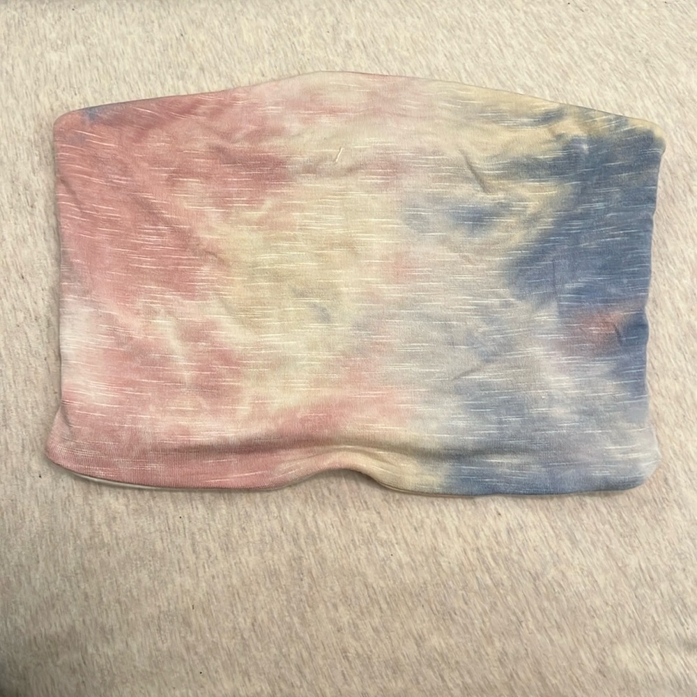 Free People Tie Dye Tube Top